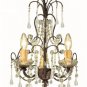Ella 3 Light Dark Rust Mini Chandelier