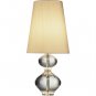 Claridge Lantern Table Lamp with Oyster Gray Shade