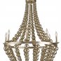 Currey and Company Silvermore - Eight Light Chandelier