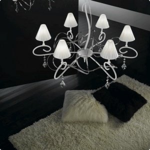 Zaneen Lighting Chic - Six Light Chandelier