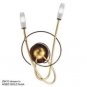 Zaneen Lighting Miss Irony - Two Light Wall Sconce