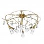 Zaneen Lighting Flute - Six Light Semi Flush Mount