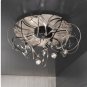 Zaneen Lighting - Z6602BLK - Chic - Six Light Semi Flush Mount