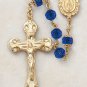Gold Over Silver Rosary