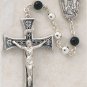Sterling Silver Rosary with Black Onyx