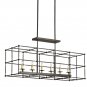 Currey and Company Fitzjames - Six Light Rectangular Chandelier