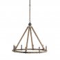 Currey and Company Bowline - Eight Light Chandelier