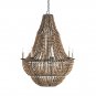 Currey and Company Falconwood - Eight Light Chandelier
