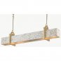 Currey and Company - 9342 - Oasis - Four Light Rectangular Chandelier