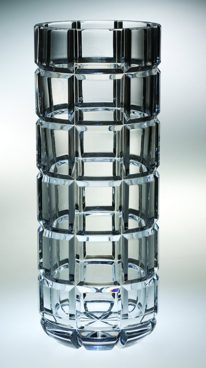 Crystal Vase 8"H