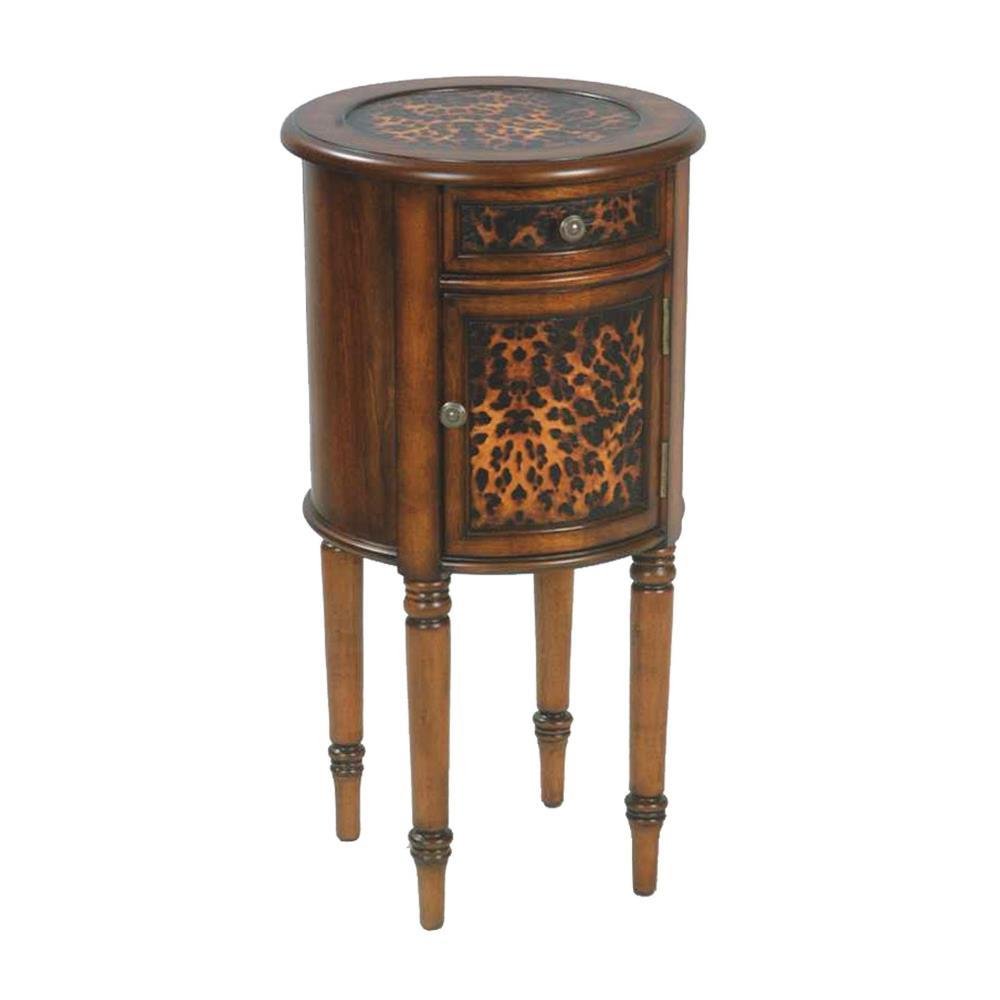 Sterling Industries Leopard Drum Table