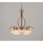 Toltec Lighting - 297-BRZ-508 - Swoop - Five Light Chandelier