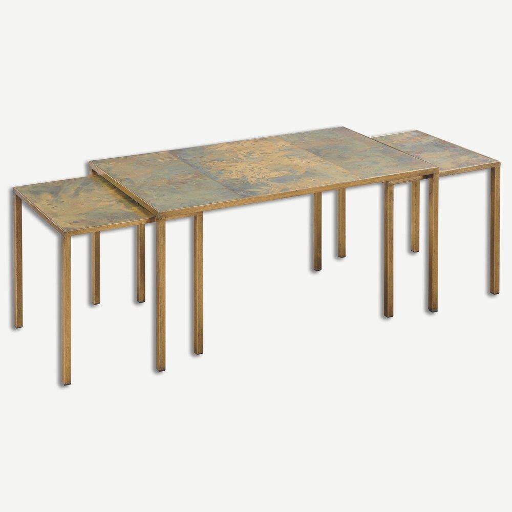 Uttermost - 24450 - Couper - 36" Nesting Coffee Table (Set of 3)