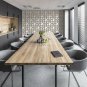 Organic Wood Hollow Panels - Layer Wall Art Geometric - Decorative Panel