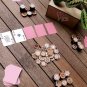Wooden Poker Chips - Box with Poker Hands - Wood - Handmade
