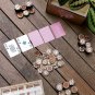 Wooden Poker Chips - Box with Poker Hands - Wood - Handmade