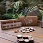 Wooden Poker Chips - Box with Poker Hands - Wood - Handmade