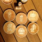 Set of 6 Super Mario Wood Coasters - Cup Holder