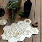 Marauder´s Map - Set of 12 Wood Coasters - Harry Potter Coasters