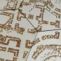 Marauder´s Map - Set of 12 Wood Coasters - Harry Potter Coasters