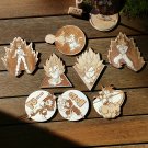 Set of 8 Dragon Ball Z Wood Coasters - Cup Holder - DBZ