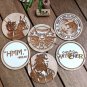 Set of 6 The Witcher Wood Coasters - Cup Holder
