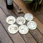 Set of 6 Controllers Wood Coasters - Cup Holder - Gamer