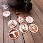 Set of 6 Star Trek Wood Coasters - Cup Holder