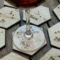 Astrological Map - Set of 12 Wood Coasters - Zodiac Signs