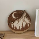 Mountains Wood Wall Art Decor - Nature Board - Modern Art - Layered Art