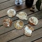 Set of 6 Jurassic Park Wood Coasters - Cup Holder
