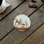 Set of 6 Jurassic Park Wood Coasters - Cup Holder