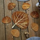 Pot Base - Wood Coasters - Leaf Coaster - Nature Cup Holder - Housewarming Gift