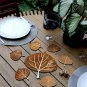 Pot Base - Wood Coasters - Leaf Coaster - Nature Cup Holder - Housewarming Gift
