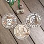 Set of 3 Star Wars Coffee Wood Coasters - Cup Holder
