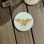 Set of 6 Justice League Wood Coasters - Cup Holder