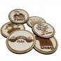 Set of 06 Friends Wood Coasters - Cup Holder