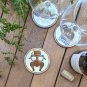 Set of 06 Friends Wood Coasters - Cup Holder