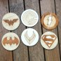 Set of 6 Super Hero Wood Coasters - Cup Holder (choose characters)