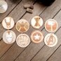 Set of 6 Super Hero Wood Coasters - Cup Holder (choose characters)