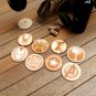 Set of 6 Super Hero Wood Coasters - Cup Holder (choose characters)