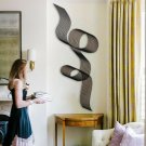 Curves Wall Art Decor - Wood Wave Layered Panel