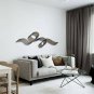 Curves Wall Art Decor - Wood Wave Layered Panel