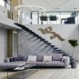Curves Wall Art Decor - Wood Wave Layered Panel