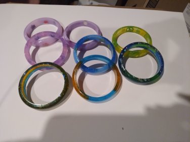 resin bangle braclets