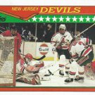 1990 Topps  284 Devils Team
