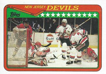 1990 Topps  284 Devils Team
