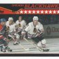 1990 Topps  363 Black Hawks Team
