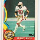 1989 Topps 1000 Yard Club #5 Jerry Rice