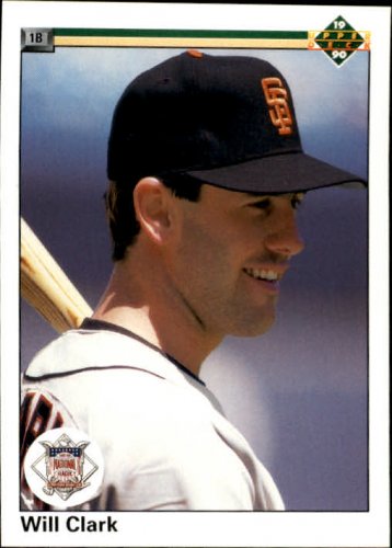1990 Upper Deck #50 Will Clark Special/UER Perenial should/be perennial